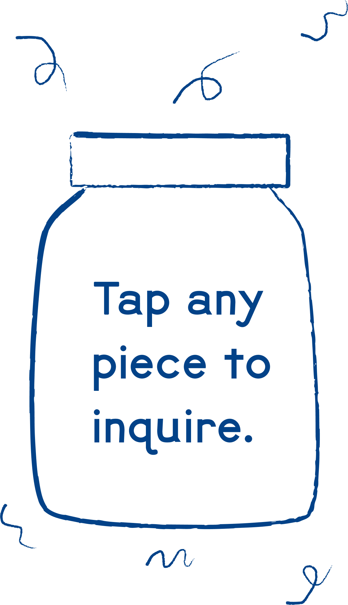 Center jar decoration